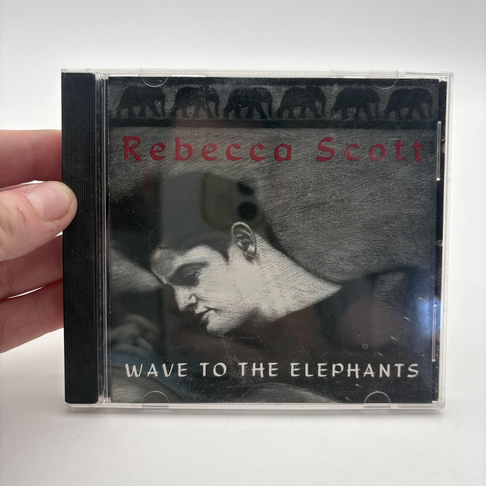 Rebecca Scott CD Wave To The Elephants Album Vintage 1994 90s‎ Red Music Disc